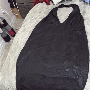 Black Textured dress